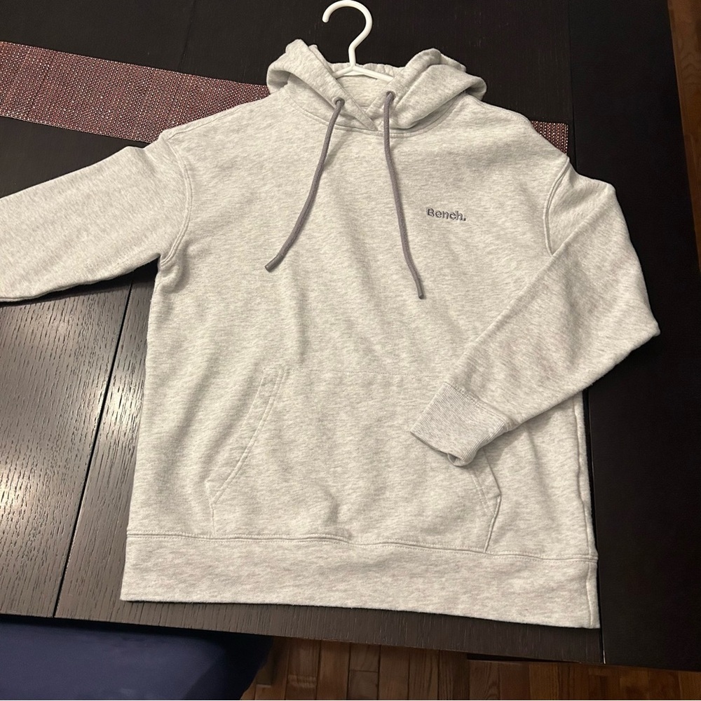 Bench light grey  sweatshirt hoodie, size S - Picture 4 of 12